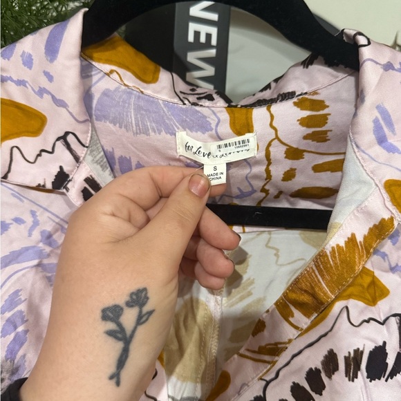 For Love And Lemons Multicolor Long Sleeve Dress size small - Picture 5 of 8